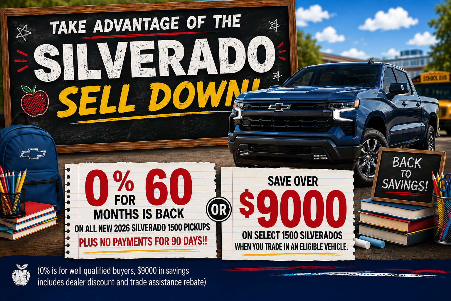 0% for 60 months Silverado